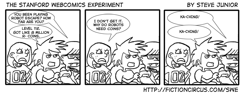 papi Síntomas Congelar The Stanford Webcomics Experiment - Comic #30: Robot Escape is Impossible!